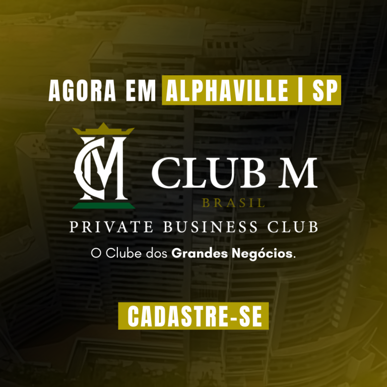 O Club M Brasil chega a Alphaville SP. Com data marcada para inauguração, 17/10/2024.